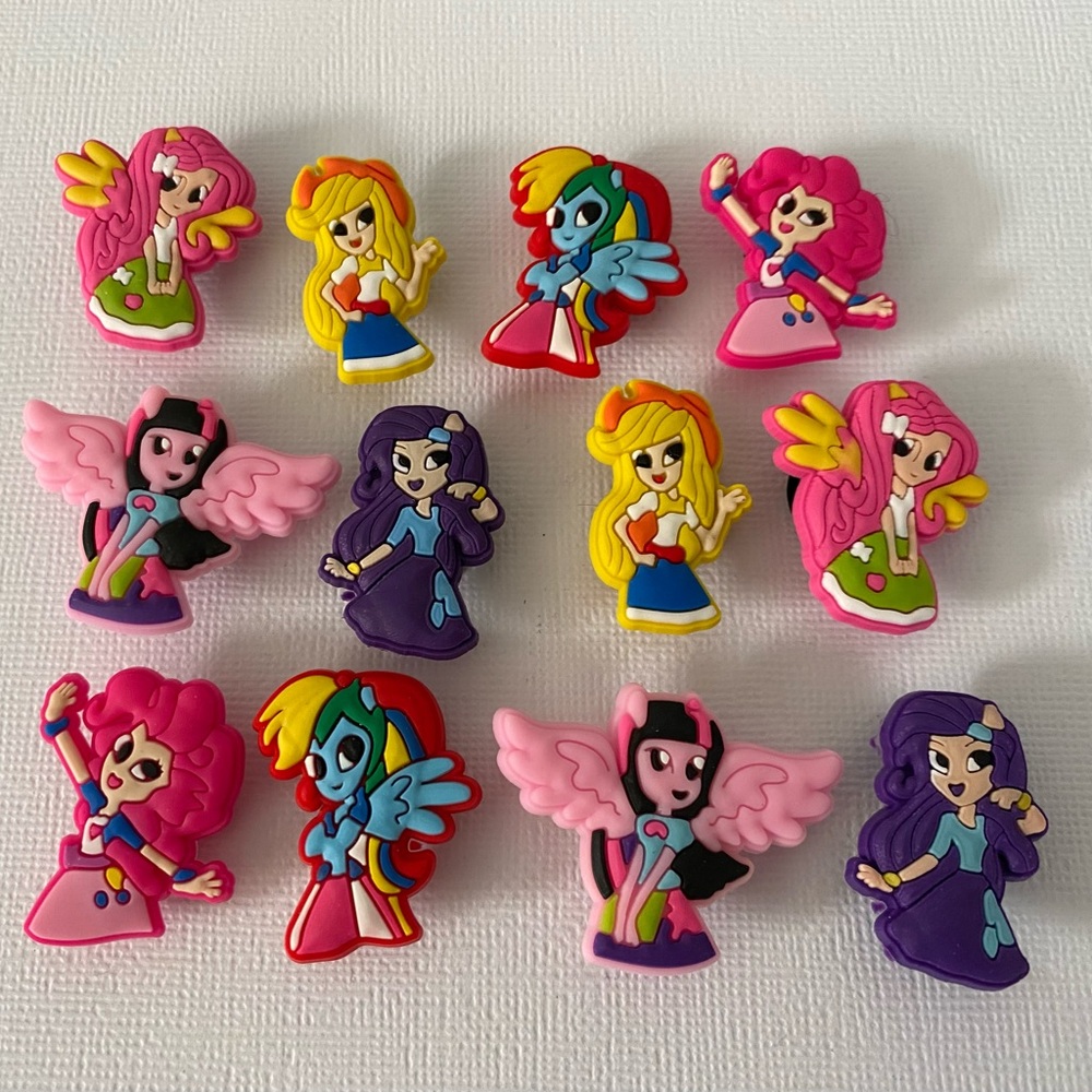 Pony Equestria Croc Charms